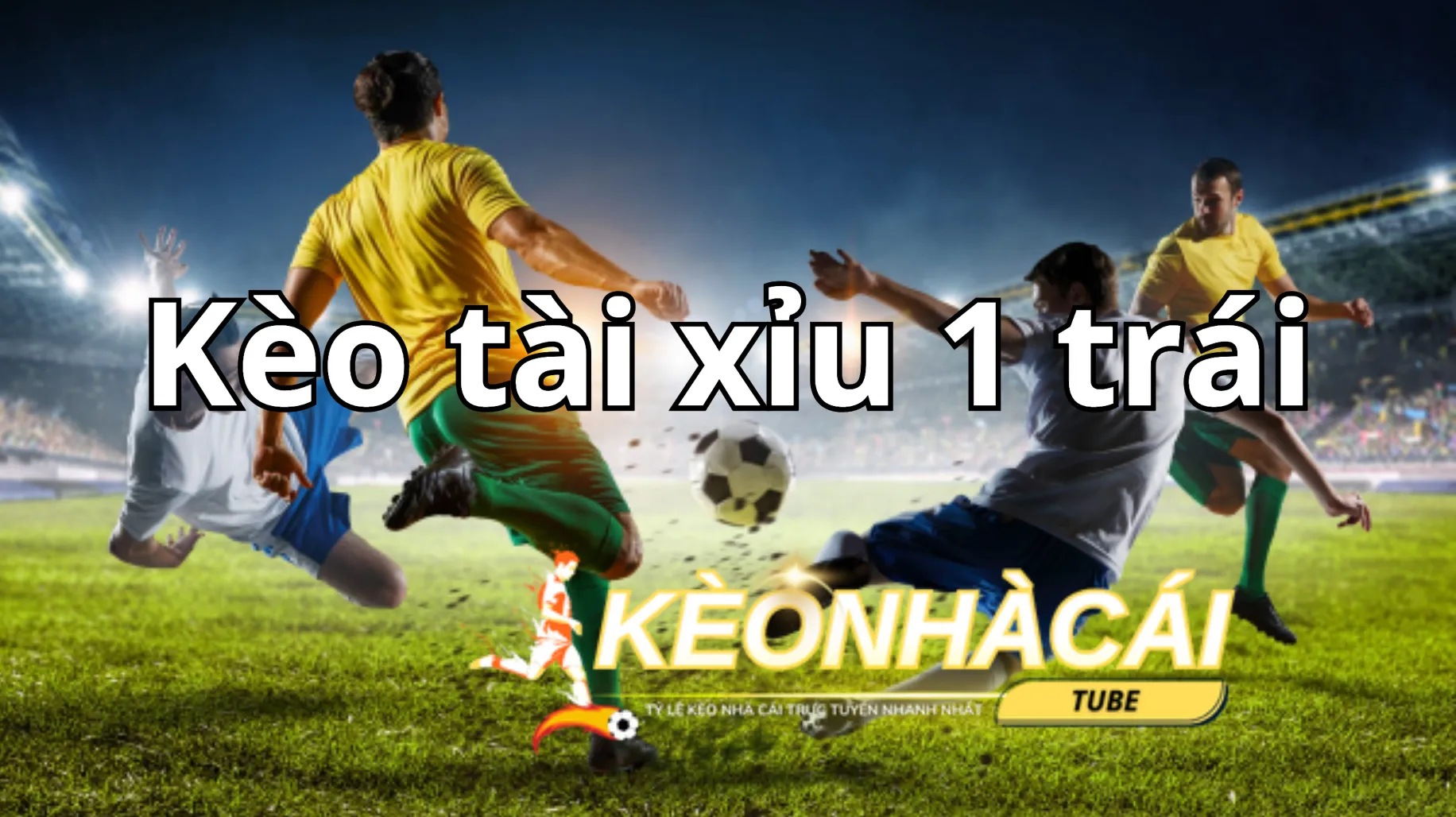 Kèo tài xỉu bóng đá 1 trái được nhiều người chơi lựa chọn
