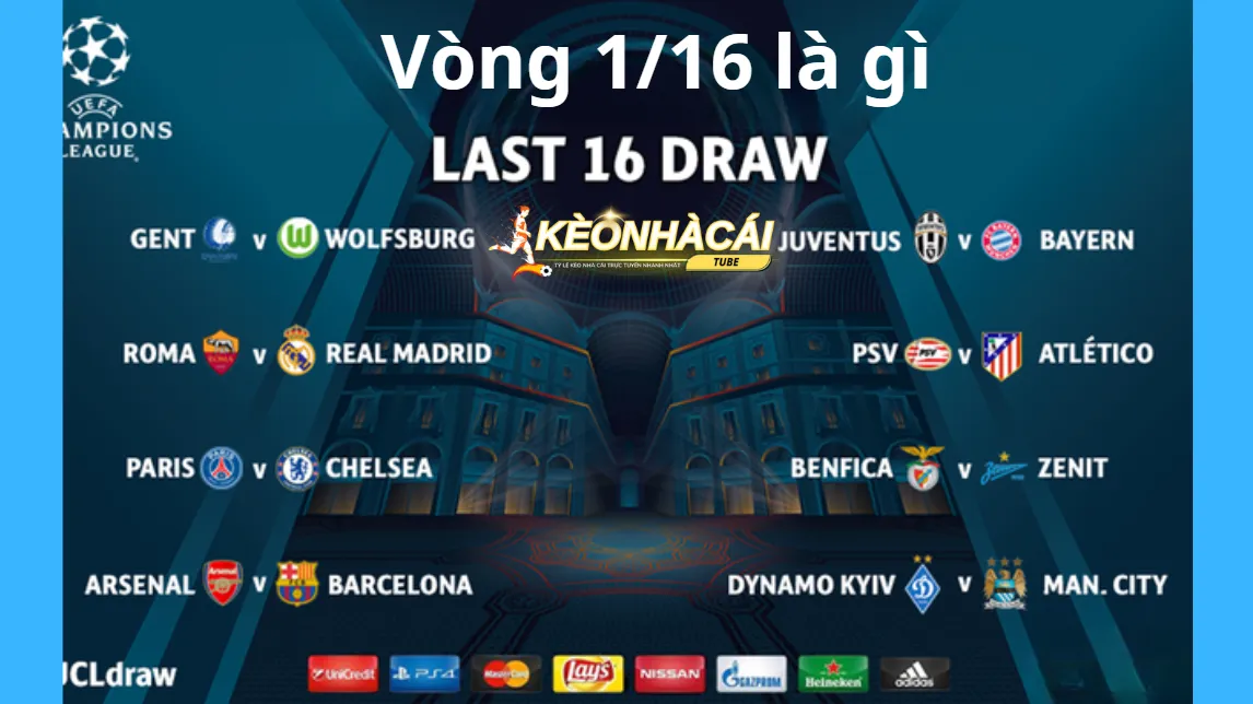 Vòng 1/16 là gì? Là một bet thủ chuyên nghiệp nên biết đến