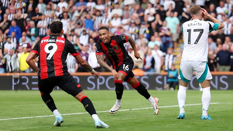 Sức mạnh và phong độ Newcastle vs Bournemouth