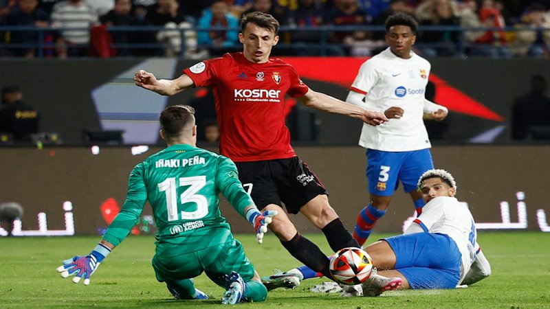 Sức mạnh và phong độ Barcelona vs Osasuna