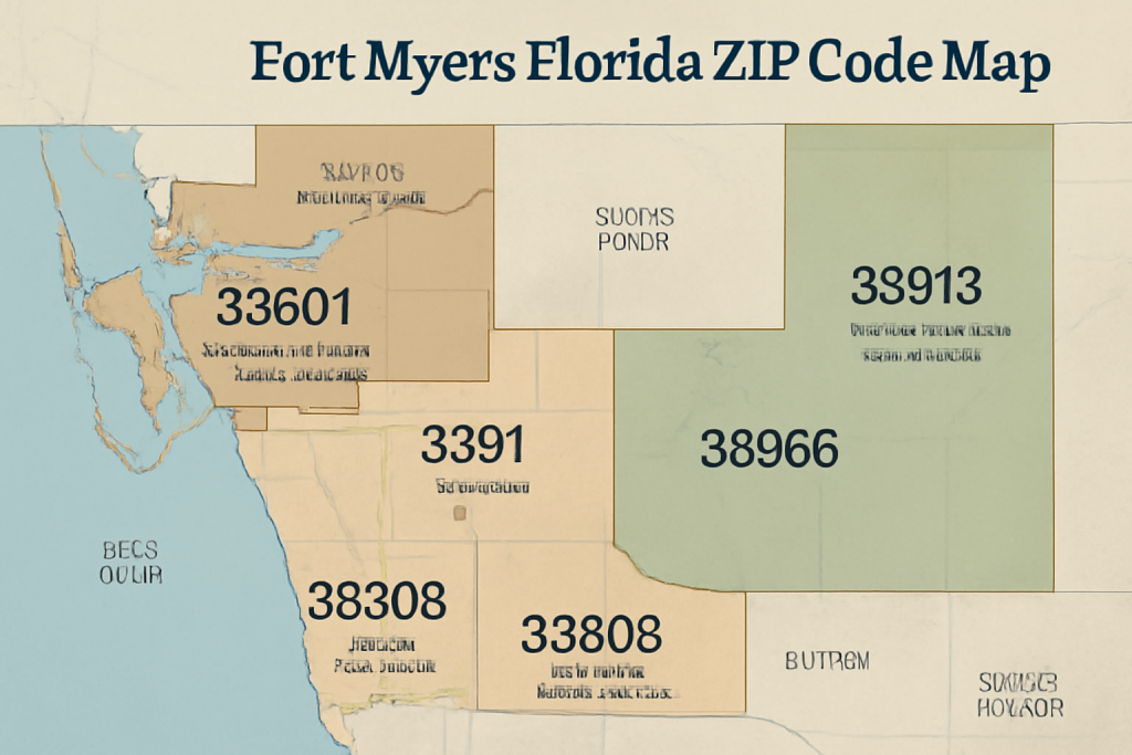 Florida Zip Code Fort Myers